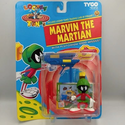 Figura de acción Tyco Looney Tunes 3,25" Marvin The Martian con tarjeta 1993 Foto 1 de 4