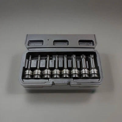 US PRO INDUSTRIAL 8pc 1/2" Dr Long Impact Torx Bits Socket Set T30 - T80  3315 - Image 1 of 4