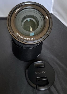 Sony SEL 70 mm - 300 mm F/4,5-5,6 FE G OSS para Sony - negro Foto 1 de 3