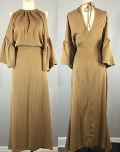 Hackwith Design House XL Midikleid Cold Shoulder fließend Boho Chic nachhaltig - Bild 1 von 14