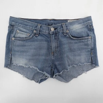 Тряпка и кости Jean шорты женщин 26 синий джинсовой ткани La Quinta искусственно состаренный средний подъем - Изображение 1 из 4