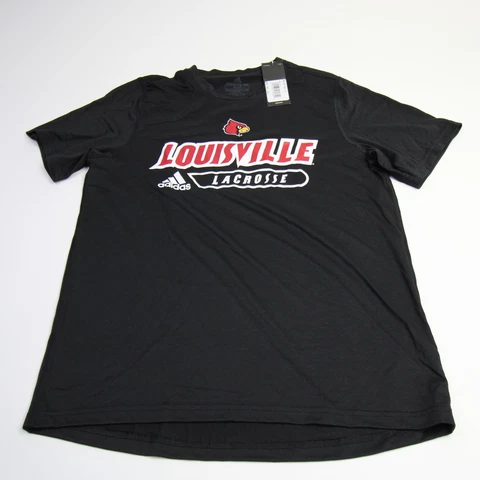 Louisville Cardinals adidas Aeroready Short Sleeve Shirt Men's Black New Cover