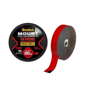 1 in. x 11.1 yds. Permanent Double Sided Extreme Mounting Tape - Picture 1 of 7