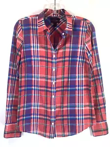 Camisa J.CREW Talla 4 Perfecta a Cuadros 100% Algodón $79.50 - Imagen 1 de 7