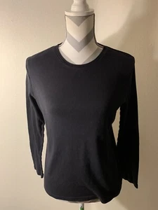 SONOMA LIFE STYLE T-Shirt Langarm schwarz Alltag Casualcore bequem Gr. PM - Bild 1 von 5