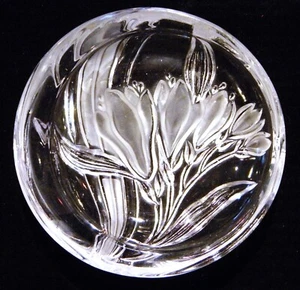 Studio Nova "French Iris" Blown Glass Open Candy Dish - Picture 1 of 7