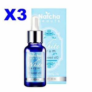 3 Natcha White Serum Brighten Skin Reduce Dark Spot Acne Melasma Wrinkle Freckle - Picture 1 of 12