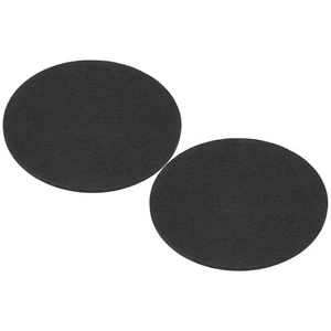 8.7" Dia. Adhesive Non-Slip Backed Felt, 2pcs 5mm Thick Backing Pad, Black - Picture 1 of 6
