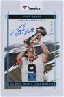 Drew Brees New Orleans Saints Signed 2022 Panini Impeccable #SBC-DBR #1/1 Card