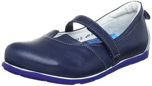 Think! Eggal Blue Ballet Flat Shoe 37 6 - Picture 1 of 7