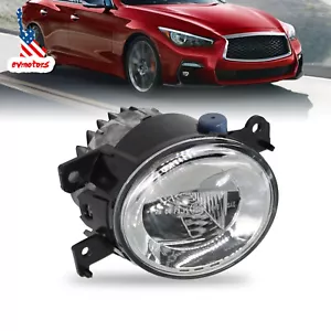Right Passenger side Fog Light Lamp For Infiniti 2014-2020 Q50 QX50 QX60 QX80 - Picture 1 of 9