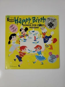 Walt Disney Happy Birthday and Songs For Every Holiday DQ 1214  VG+  RR2 - Picture 1 of 4