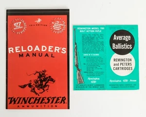 1997 Winchester Reloader's Manual, 15th Edition, 177 Recipes + Remington Avg Bal - Bild 1 von 5