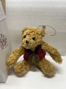 Vintage Teddy Bear Christmas Tree Ornament 100th Anniversary Sagamore Hill - Picture 1 of 4