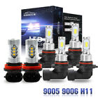 For Buick Lucerne 2006-2011 Led Headlights + Fog Light Bulb Combo Kit 6000K 6Pcs