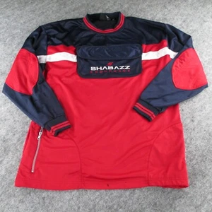 Shabazz Brothers Pullover Jacket Mens Size XL Multicolor With Chest Pocket VTG - Picture 1 of 20