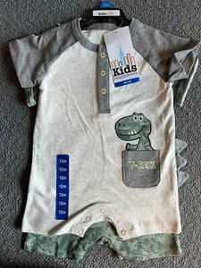 Juego de monos dinosaurio infantil de 2 piezas para la sede de los niños - Imagen 1 de 4
