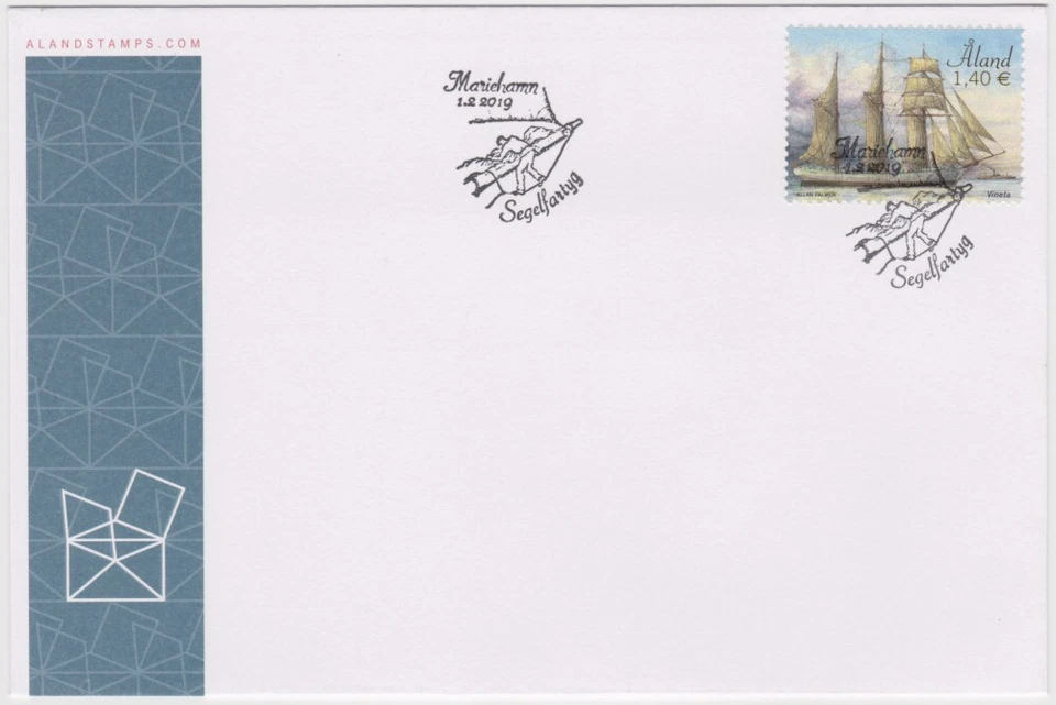 Aland FDC 2019 Sail Ships, Vineta, Mint - Image 1 of 1