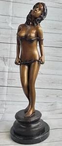 Signed Limited Edition Nude Artwork Naked Female by Collett Bronze Sculpture Art - Picture 1 of 10
