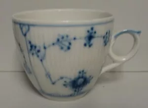 Royal Copenhagen BLUE FLUTED (PLAIN) Flat Cup 2 5/8 in, (1/79) More Here - Picture 1 of 3