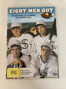 Eight Men Out (DVD, 1989) Christopher Lloyd, Charlie Sheen, John Cusack Region 4 - Picture 1 of 3