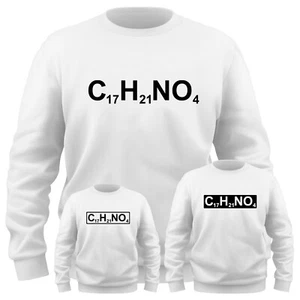EAKS® Herren Sweatshirt Motiv: "Cocaine-Formula" Pullover Kokain-Summenformel - Bild 1 von 15