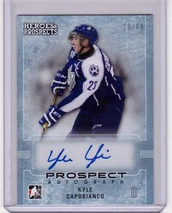 KYLE CAPOBIANCO 14/15 ITG Leaf Heroes & Prospects Auto Autograph #d /80 Rookie - Picture 1 of 1