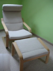sessel mit hocker neuwertig - Bild 1 von 5
