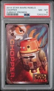 2014 Disney Star Wars Rebels Promo Chopper Rookie Disney XD PSA 8 LOW POP RARITÄT - Bild 1 von 2