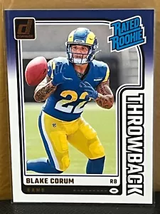 Donruss Blake Corum 2024 Rated Rookie Throwback Studio Series - Foto 1 di 1