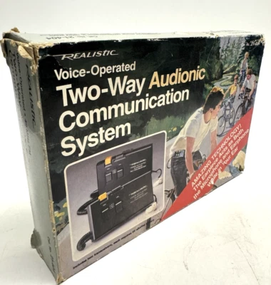 VINTAGE Realistic 21-404 Voice-Operated Two-Way Audionic Communication System - Image 1 of 4