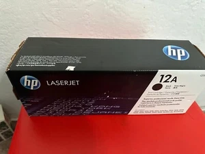 Genuine HP 12A Q2612A Black Toner Cartridge HP LaserJet NEW - Picture 1 of 10
