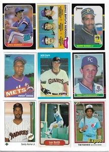 1980's Rookie Baseball Cards NM/MT - You Pick/Choose - Complete Your Set Old RC - Picture 1 of 5