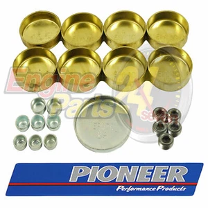 CHEVY SB 283 305 307 327 350 400 BRASS WELCH OR WELSH CORE PLUG SET PIONEER - Picture 1 of 1