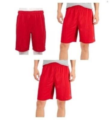 Pantalones Cortos RUSSELL ATLÉTICOS Para Hombre Malla Absorbente de Humedad Con Bolsillos, XL, Rojo Foto 1 de 4
