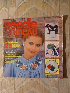 Needle & Thread Magazine Creative Sewing & Craft Ideas July August 1984 Vintage - Picture 1 of 2