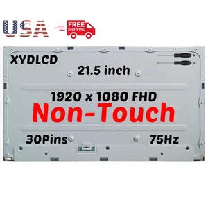 21.5in for HP P/N N62371-R51 LCD Non-Touch Screen Display Panel Replacement 75Hz - Picture 1 of 3