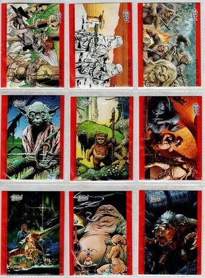 STAR WARS GALAXY 1995 10 CARD SET - Image 1 of 4