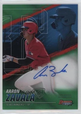 2021 Bowman's Best of Green Refractor /99 Aaron Zavala #B21-AZ Auto - Image 1 of 2