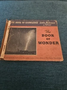 The Book of Wonder︱Little Reference Series︱1940︱Vintage Book - Imagen 1 de 10