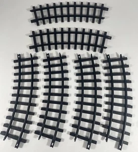 Neue helle 1986 Express Ersatz Zug Gleise Konvolut 6 gebogene Stücke - Bild 1 von 9