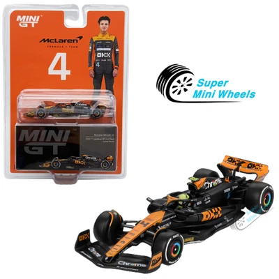 Mini GT 1:64 McLaren MCL60 #4 Lando Norris 2023 F1 2023 GP de Japón 2º #767 Foto 1 de 4
