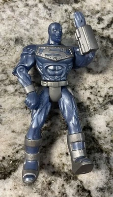 1995 Vintage Superman Man Of Steel STEEL 4.5”  Action Figure Kenner - Image 1 of 4