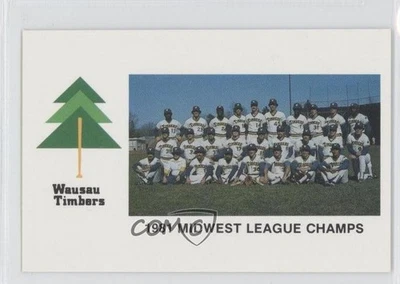 1982 Fritsch Midwest League Stars of Tomorrow Wausau Timbers Team #5 - Image 1 of 2