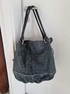 Leder-Schultertasche von Marlen, Damen Shopper, Umhängetasche, City Bag, grau - Bild 1 von 7