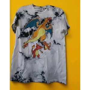 Pokemon Charmander Evoluzione Tie-Dye T-Shirt Grafica Anime XL A130 Nuova - Foto 1 di 6