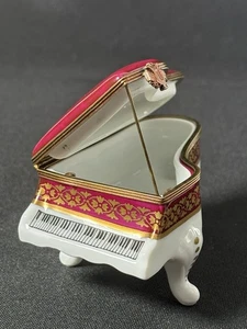 Vintage Limoges France Schmuckschatulle - Flügel - handbemalt - Bild 1 von 21