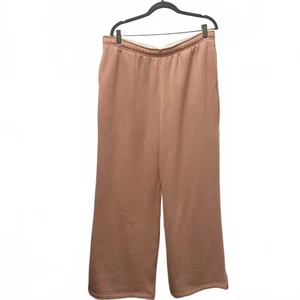 Felpa donna Wild Fable rosa gamba larga casual nuova senza etichette tasche cotone - Foto 1 di 8