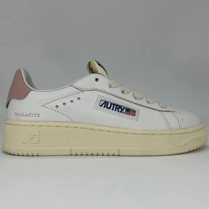 $150 New AUTRY Dallas Kids Leather Sneakers 34 White Water Resist Boys Girls - Picture 1 of 10