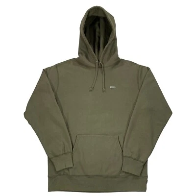 Sudadera con capucha Supreme FW16 verde oliva reflectante logotipo de caja pequeña talla XL Foto 1 de 4